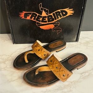 Freebird’s Shay Sandal in Wheat